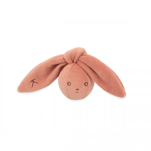 Balle hochet lapin - terracotta