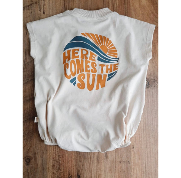 Barboteuse courtes manches Here comes the sun 6-12m liste #257234