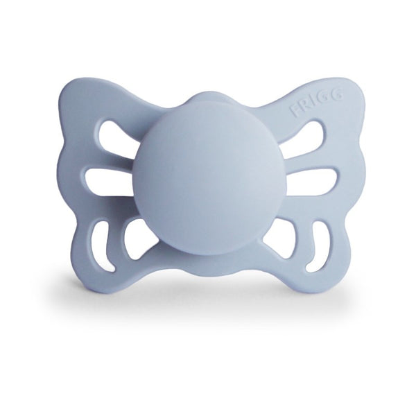 Tétine Butterfly silicone - Powder Blue