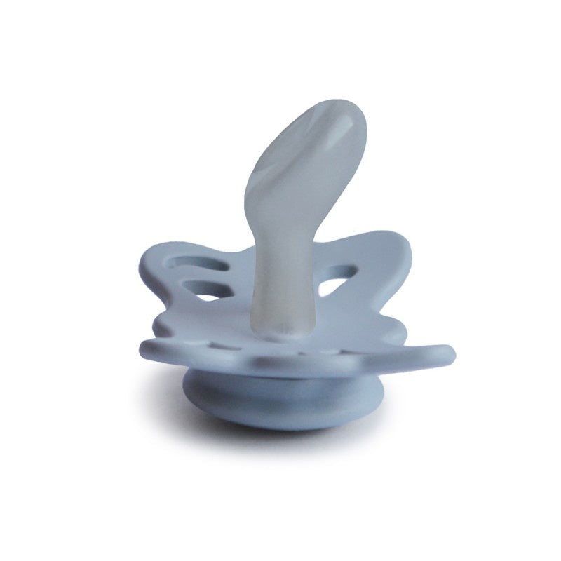 Tétine Butterfly silicone - Powder Blue