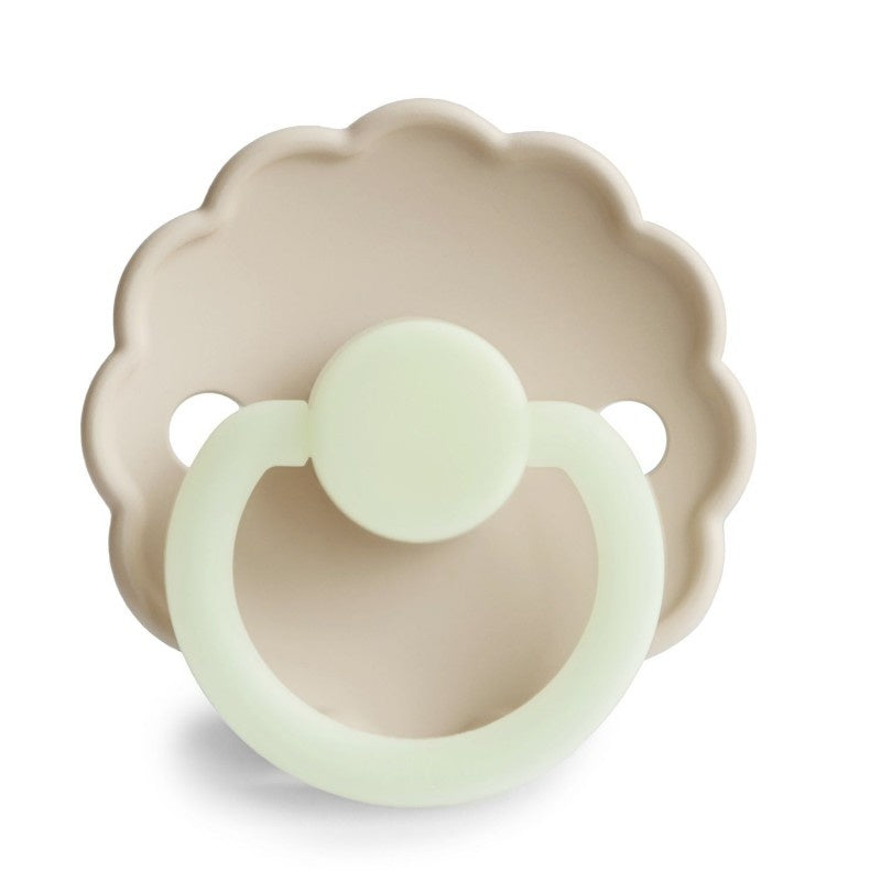 Tétine Daisy Night silicone - Cream