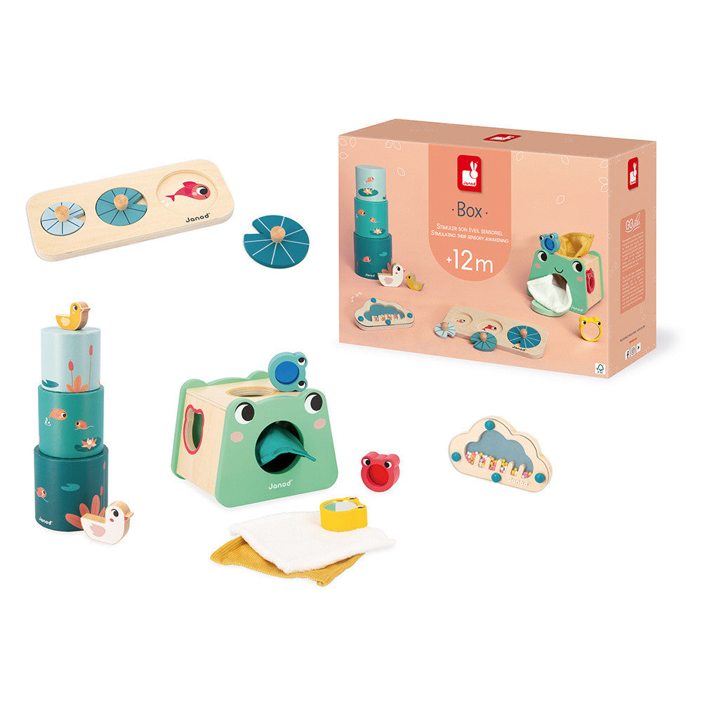 Box de jouets d'éveil - 12 mois