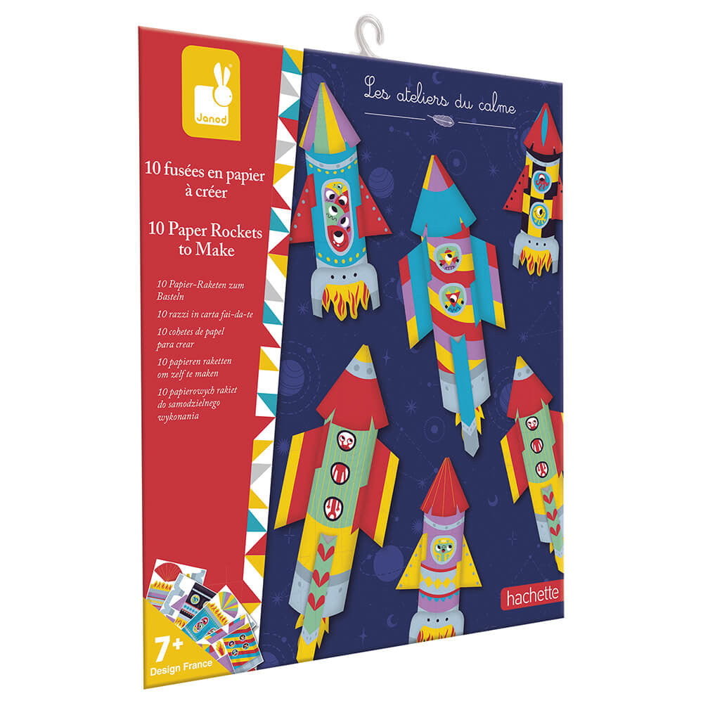 Atelier du calme - 10 fusées en papier