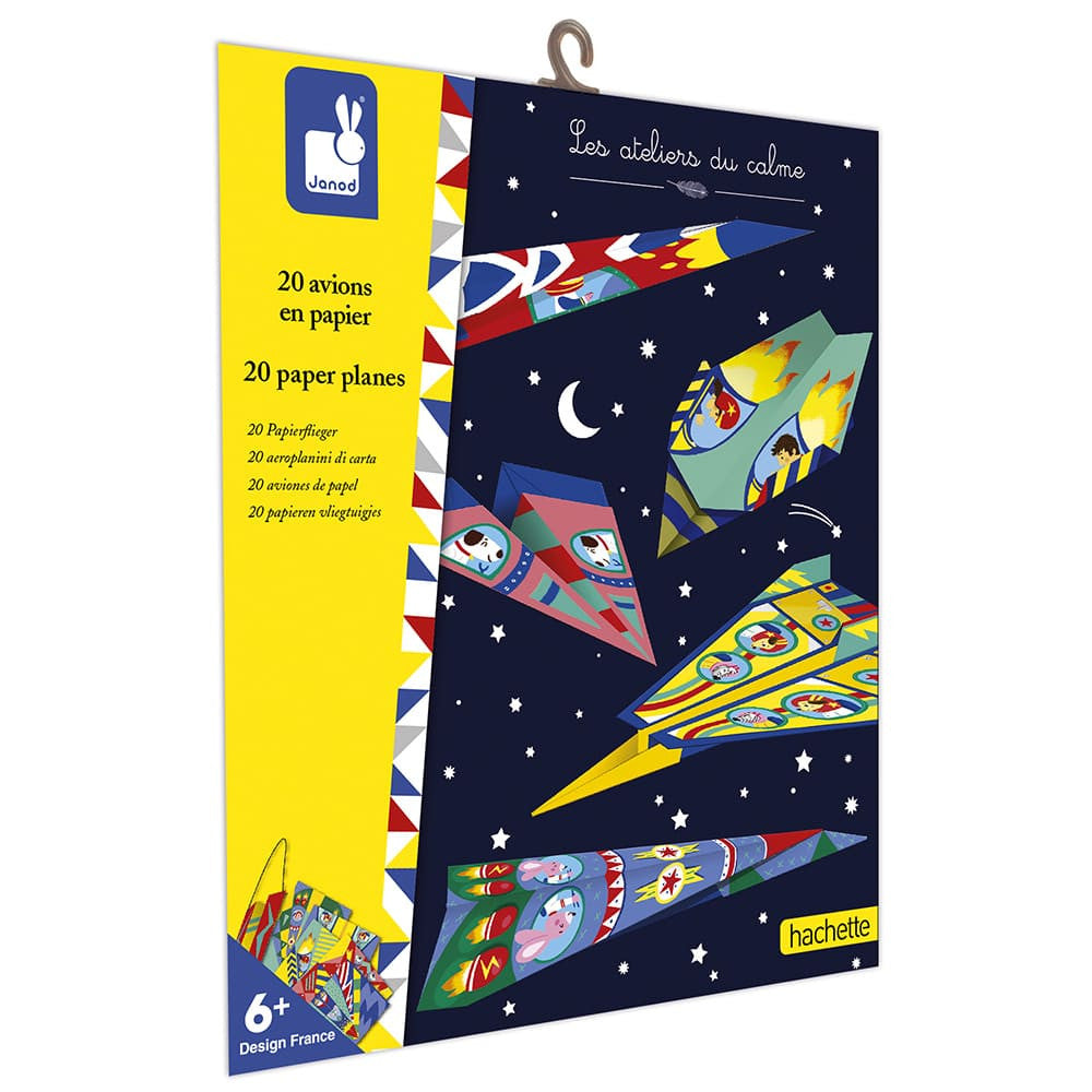 Atelier du calme - 20 avions en papier