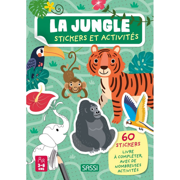 La jungle: stickers et activités