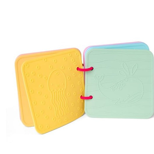 Livre sensoriel de bain en silicone (pastel)