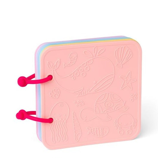 Livre sensoriel de bain en silicone (pastel)