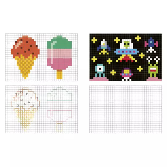 Mes grands coloriages - Pixels