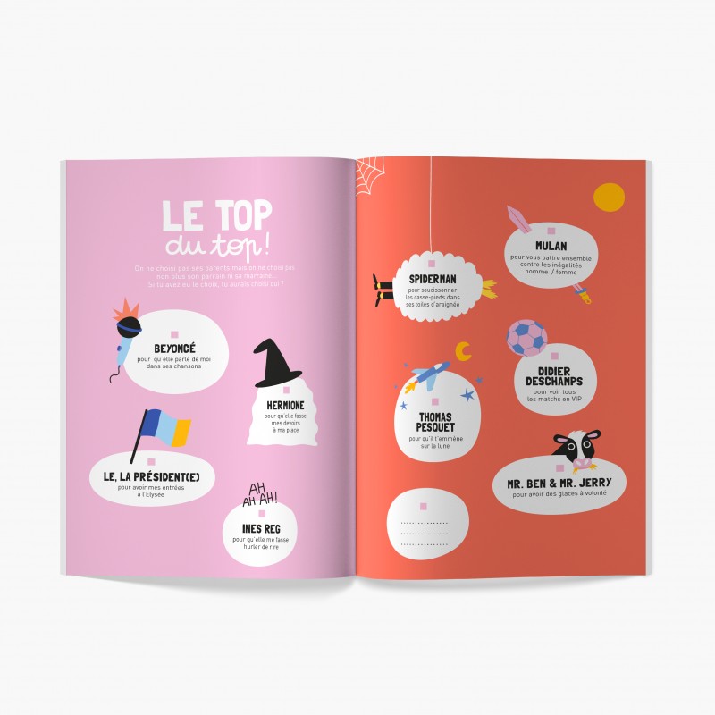 Mon parrain, ma marraine à moi - Carnet à remplir à deux
