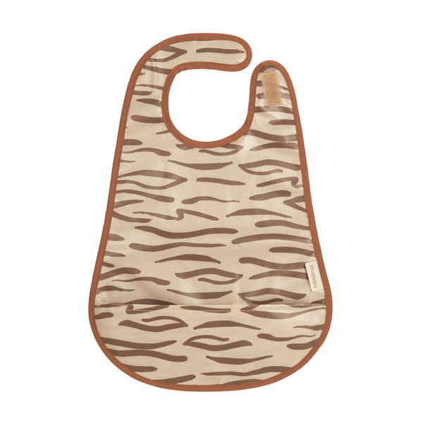 Get Ready bavoir imperméable - Brown Waves