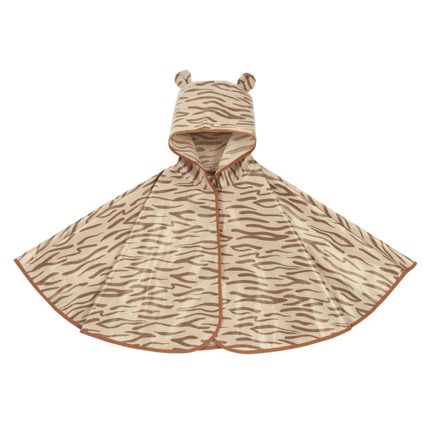 Get Ready poncho imperméable - Brown Waves
