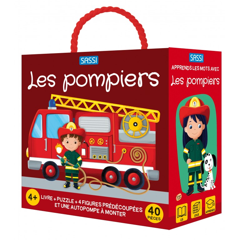 Livre Puzzle - Les Pompiers