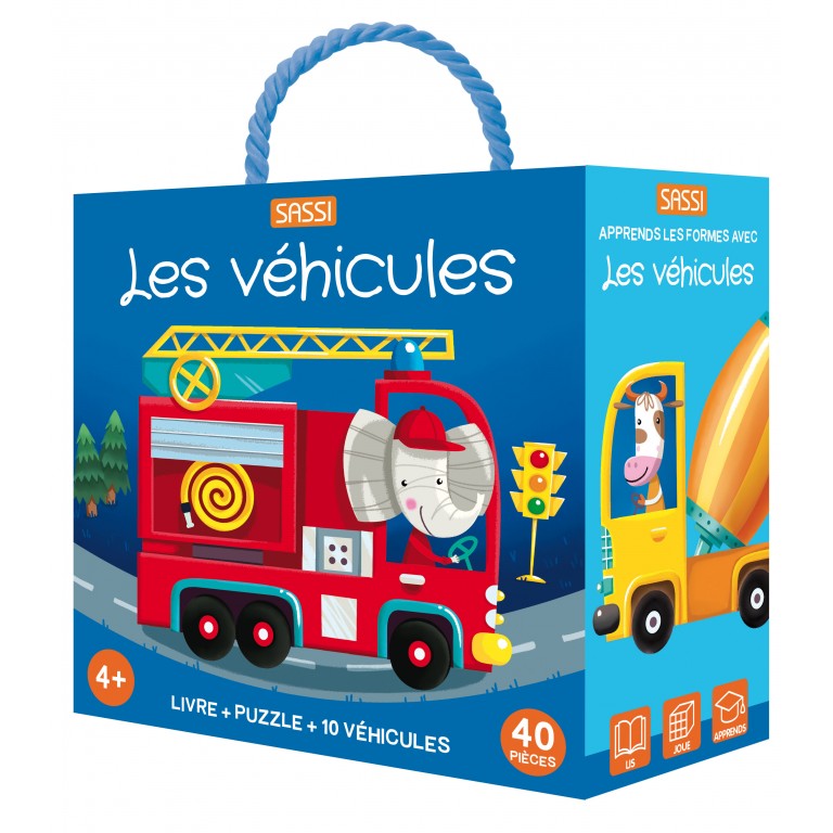 Livre puzzle - Les Véhicules