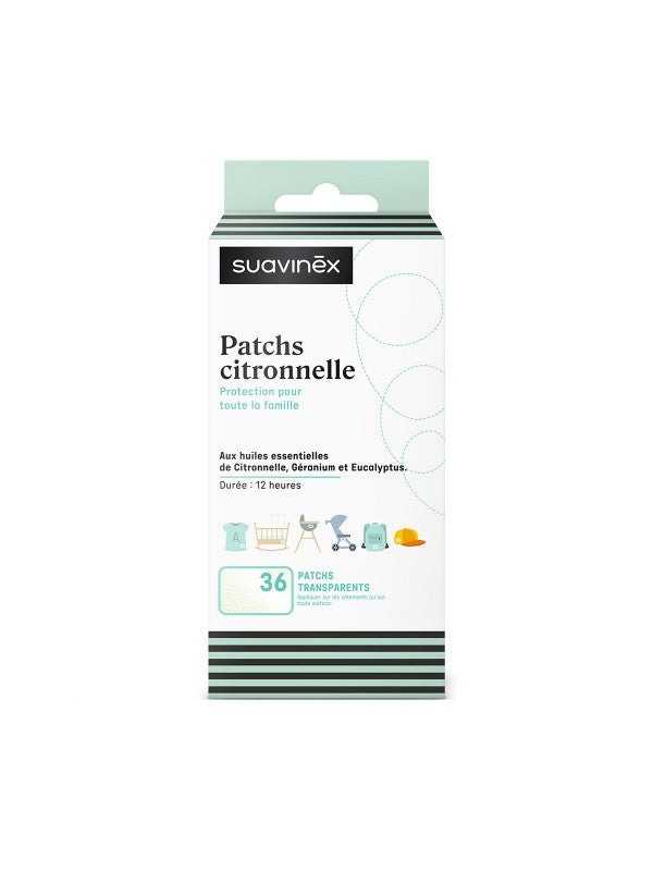 Lot de 36 patchs à la citronelle