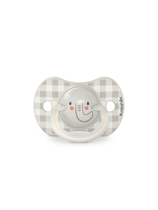 Lot de 2 sucettes Night & Day 6-18m Elephant