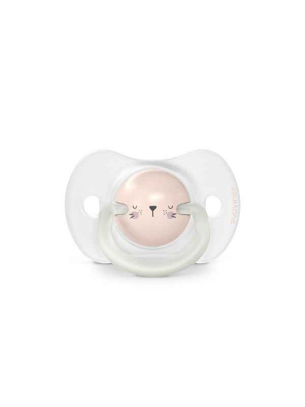 Lot de 2 sucettes Night & Day 0-6m Lapin