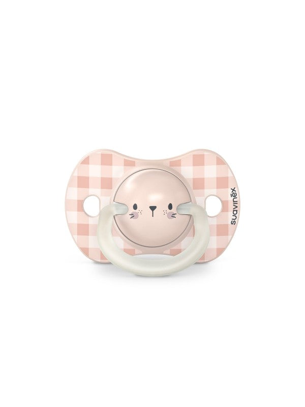 Lot de 2 sucettes Night & Day 6-18m Lapin