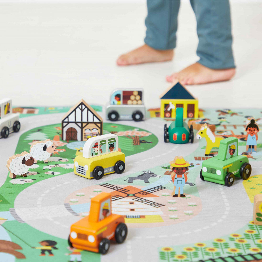 Tapis avec circuit Campagne - Cross Roads