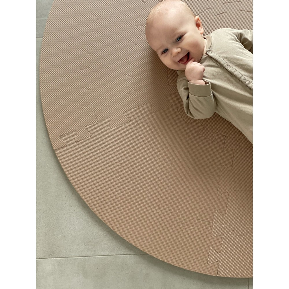 Tapis en mousse Circle - Light Brown