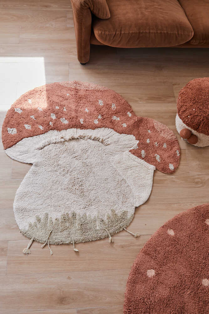 Tapis en coton lavable - Boletus