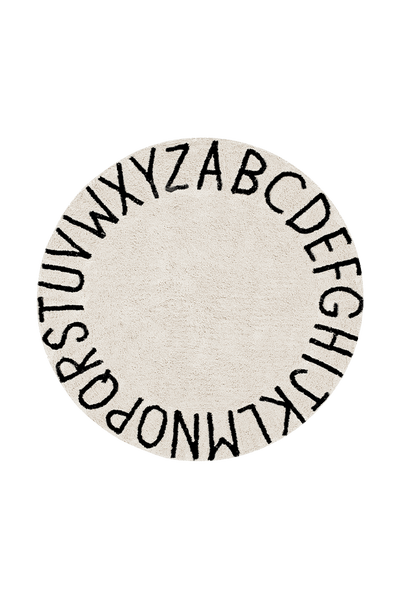 Tapis rond ABC