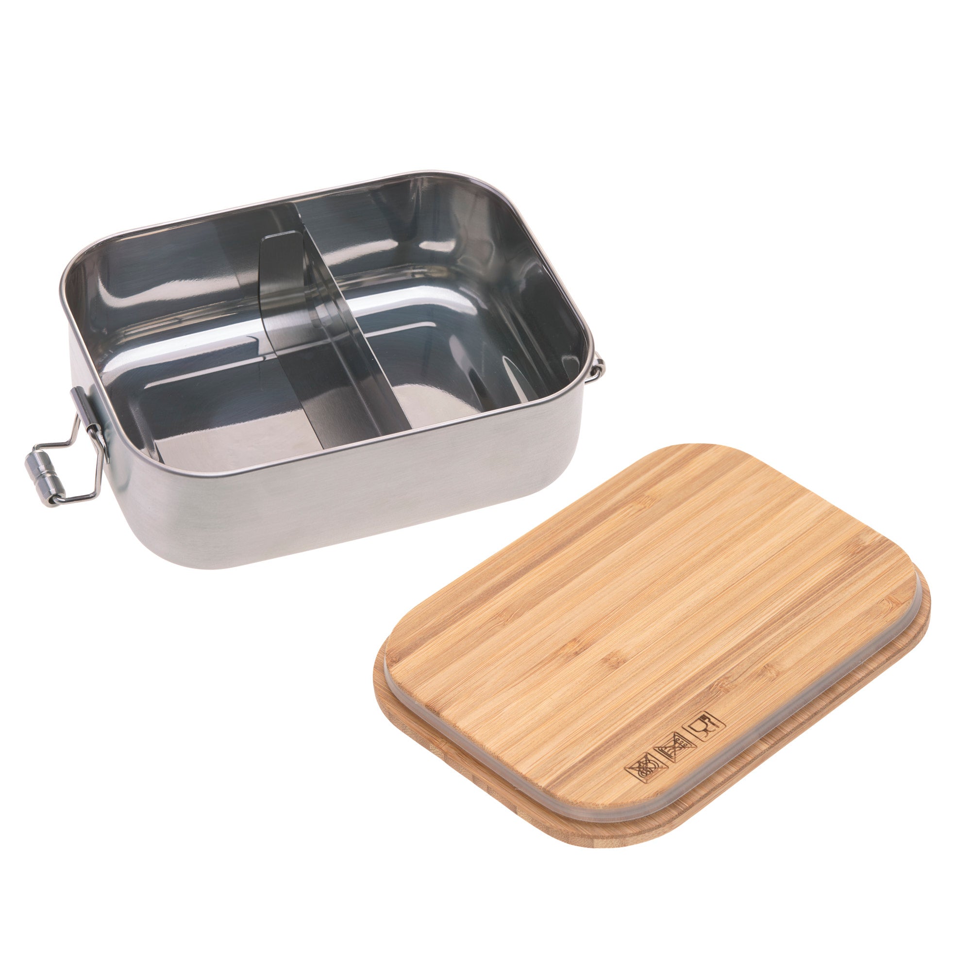 Boîtes à goûter enfants inox bambou - Adventure