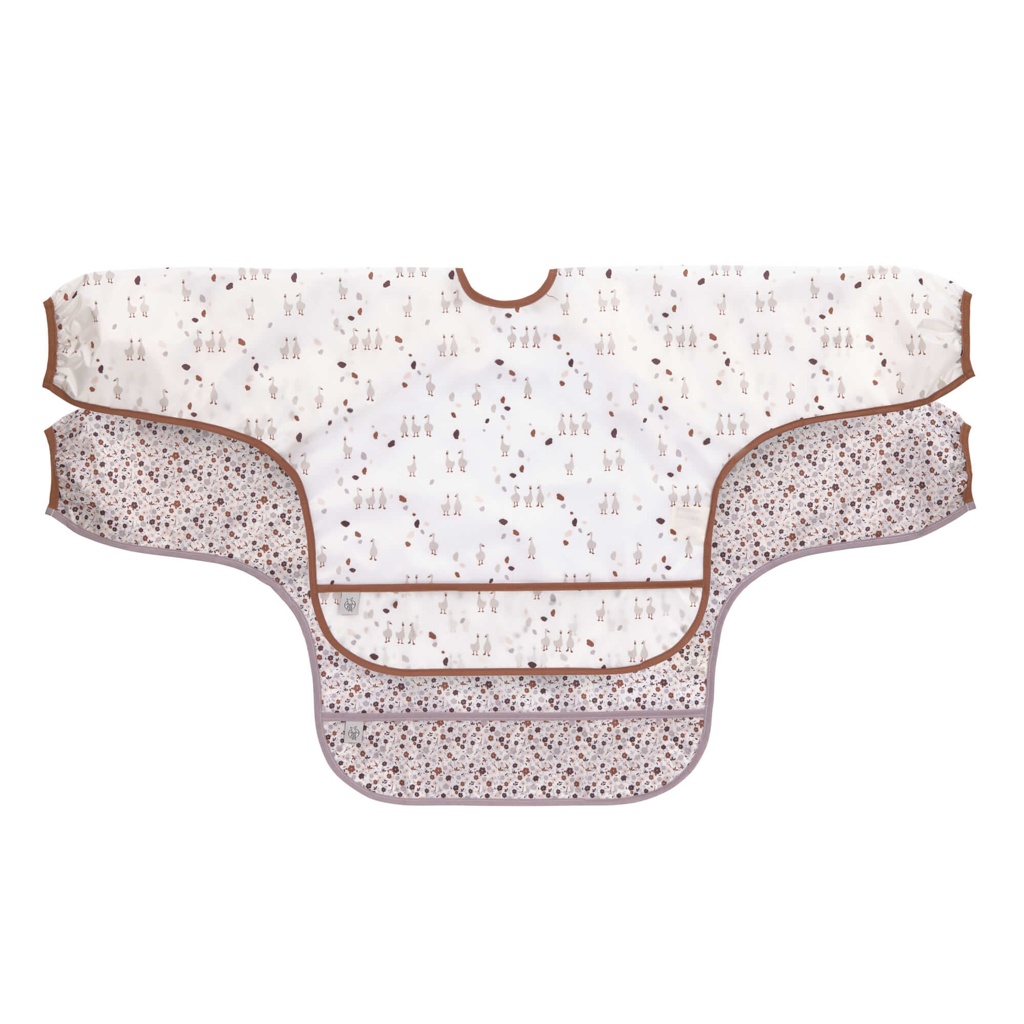 Bavoirs manches longues avec poche (2pcs)