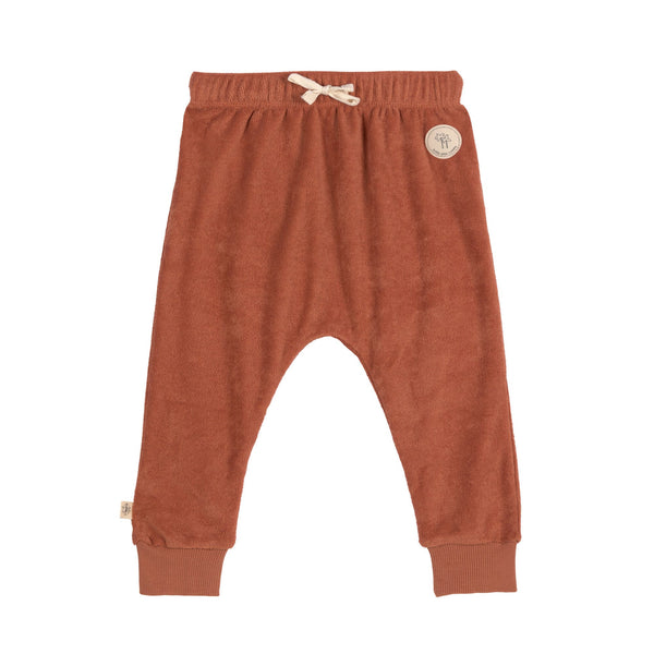 Pantalon éponge Terry - rouille