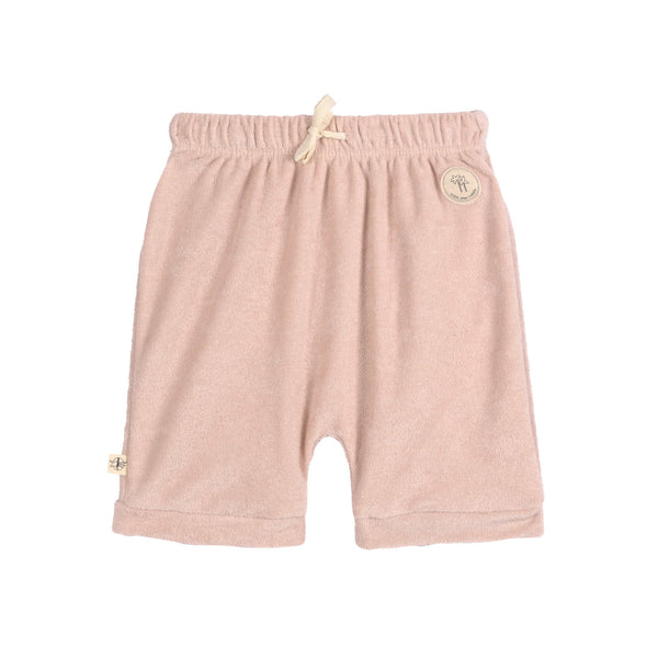 Short éponge Terry - rose poudré