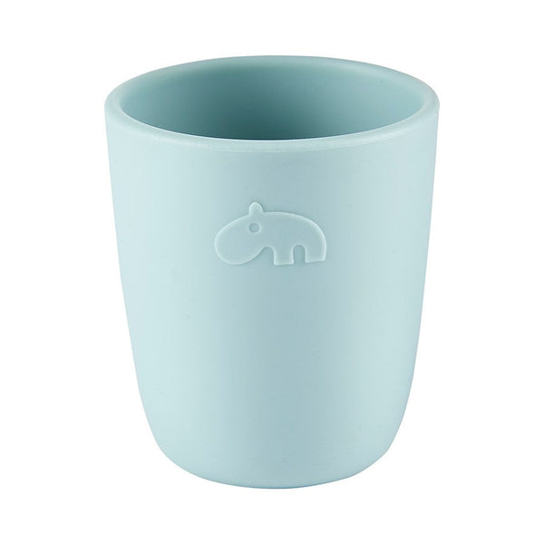 Mini tasse en silicone, bleu