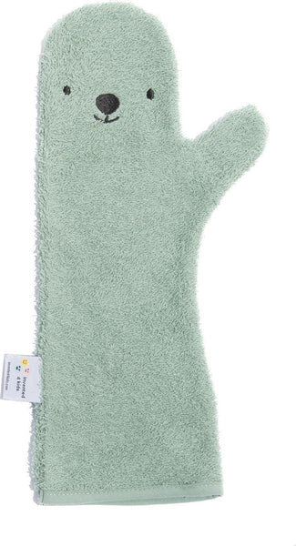 Baby Shower Glove Bear Green