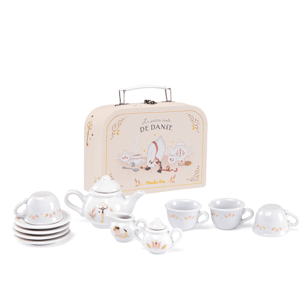 Valise dinette thé procelaine - La Petit Ecole de Danse