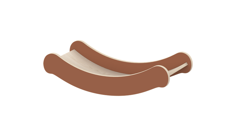 Planche d'équilibre en bois