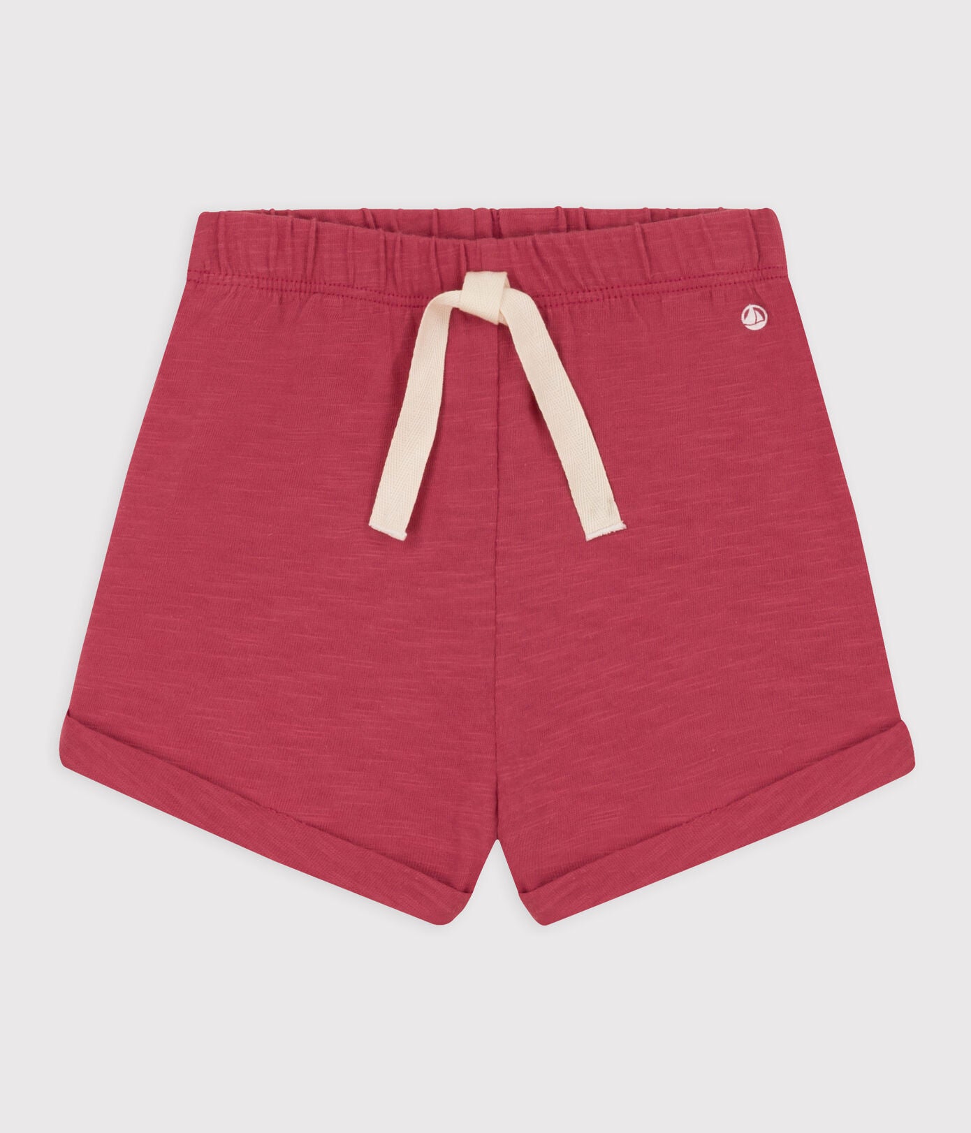 Short en jersey rose framboise