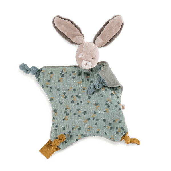 Doudou lapin sauge - Trois petits lapins