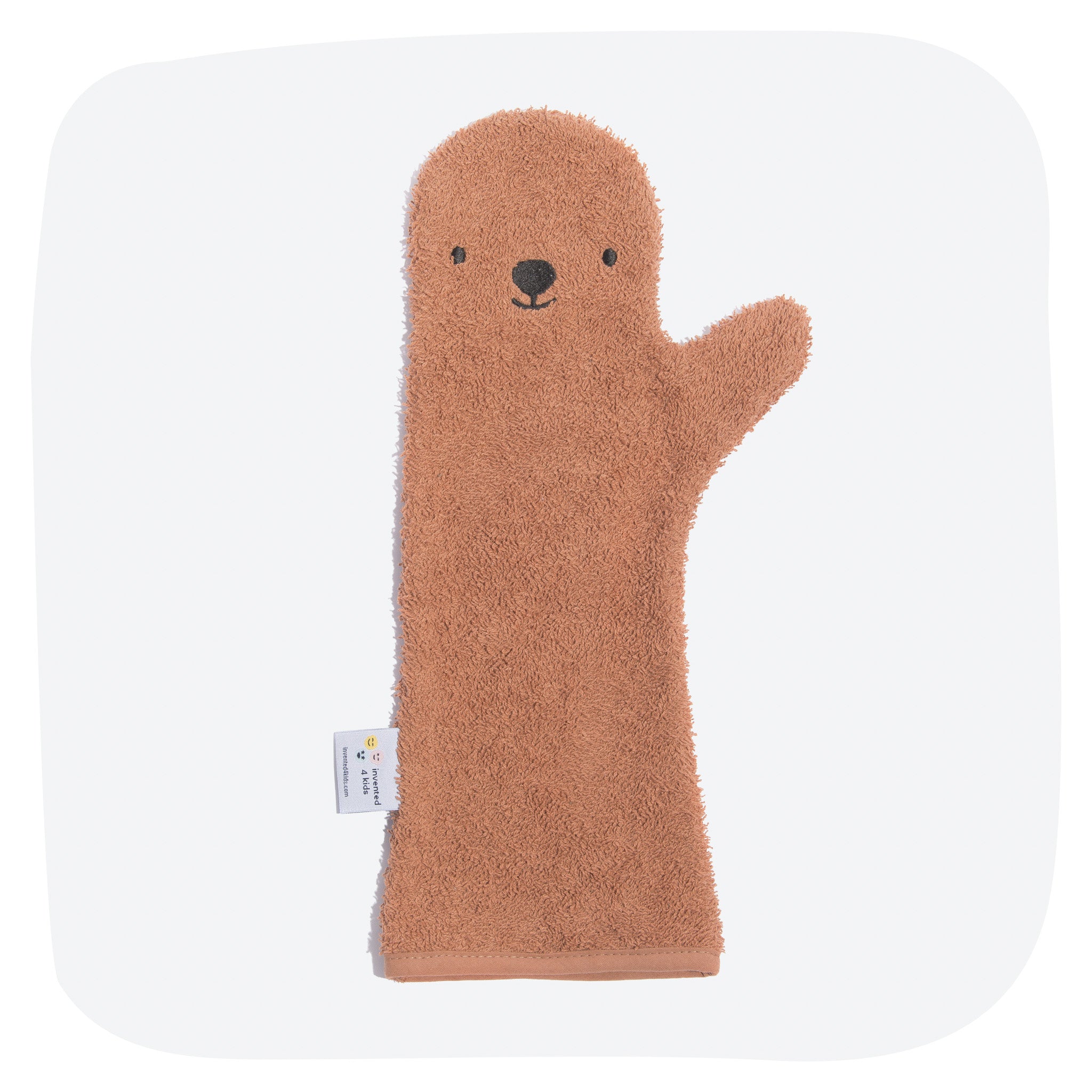 Baby Shower Glove Bear rust