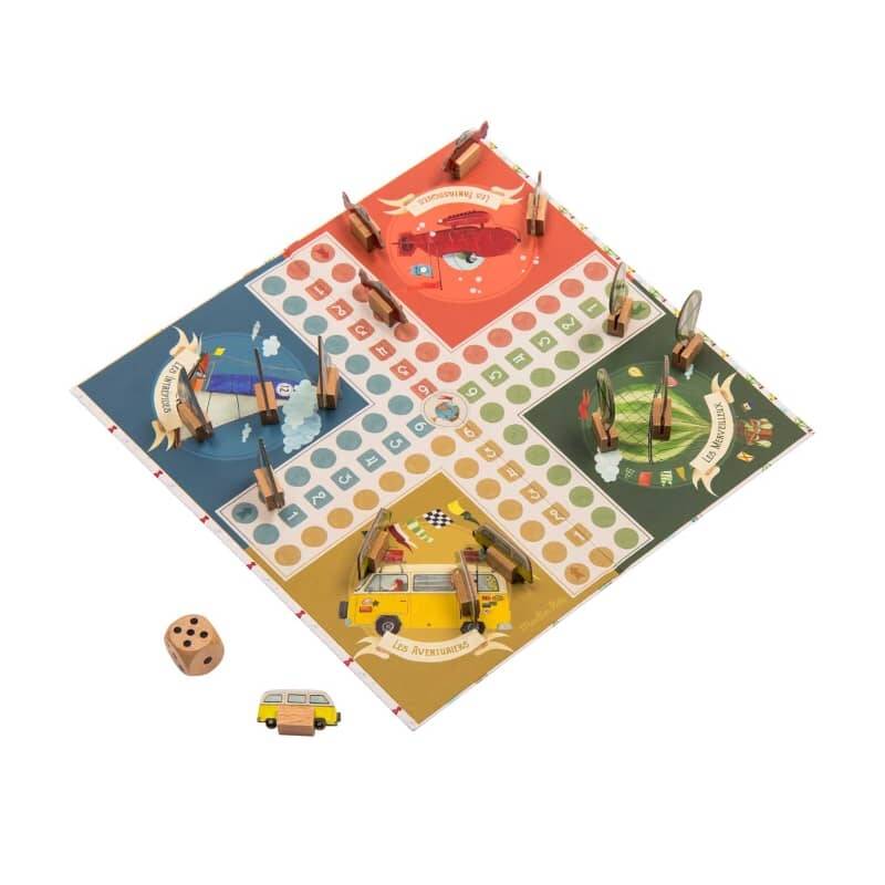 Jeu de petits chevaux - Jardin du Moulin