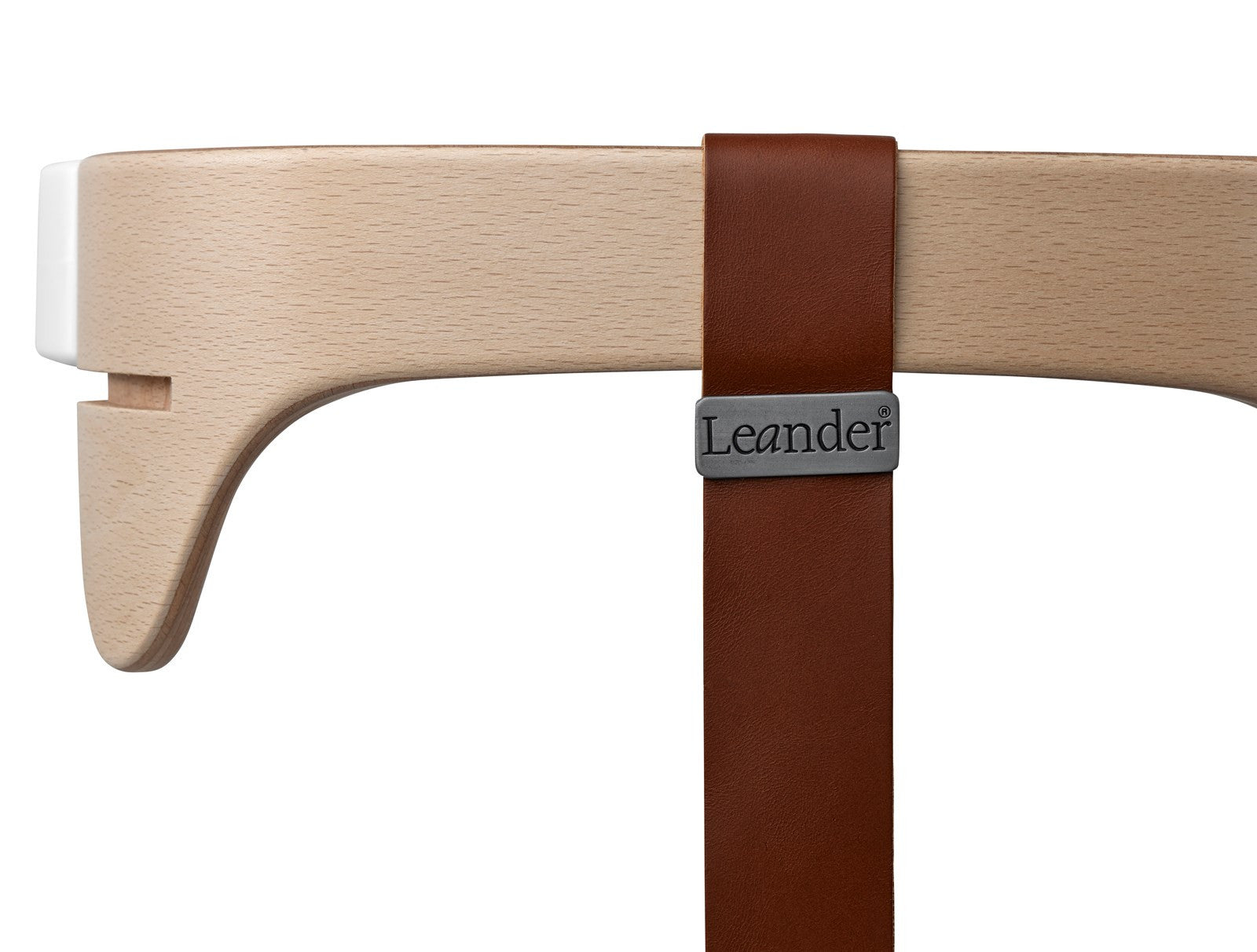 Arceau + lanière cuir pour chaise haute