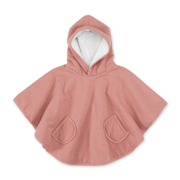 Poncho de voyage 9-36m bambi tetra jersey + teddy