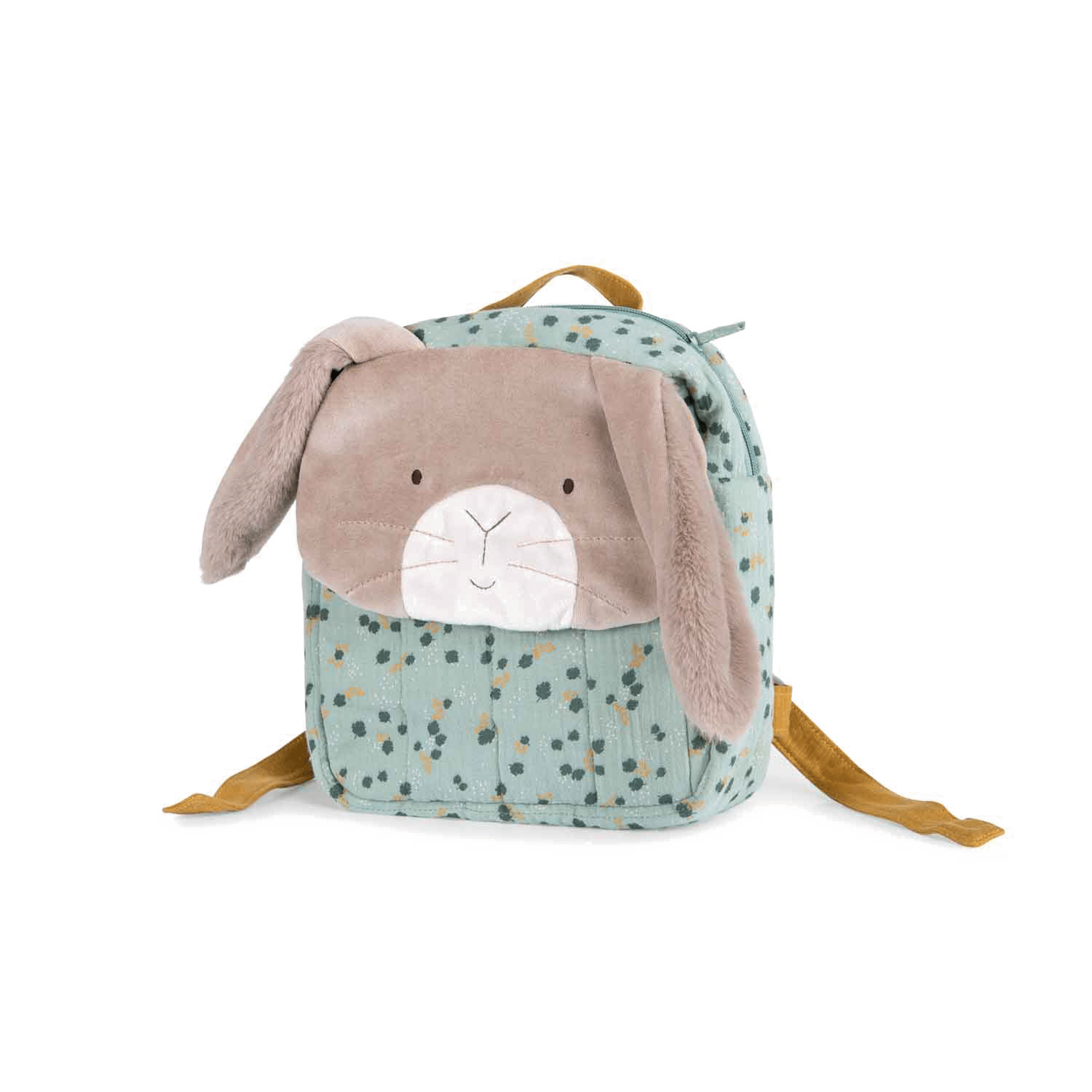 Sac à dos lapin sauge - Trois petits lapins