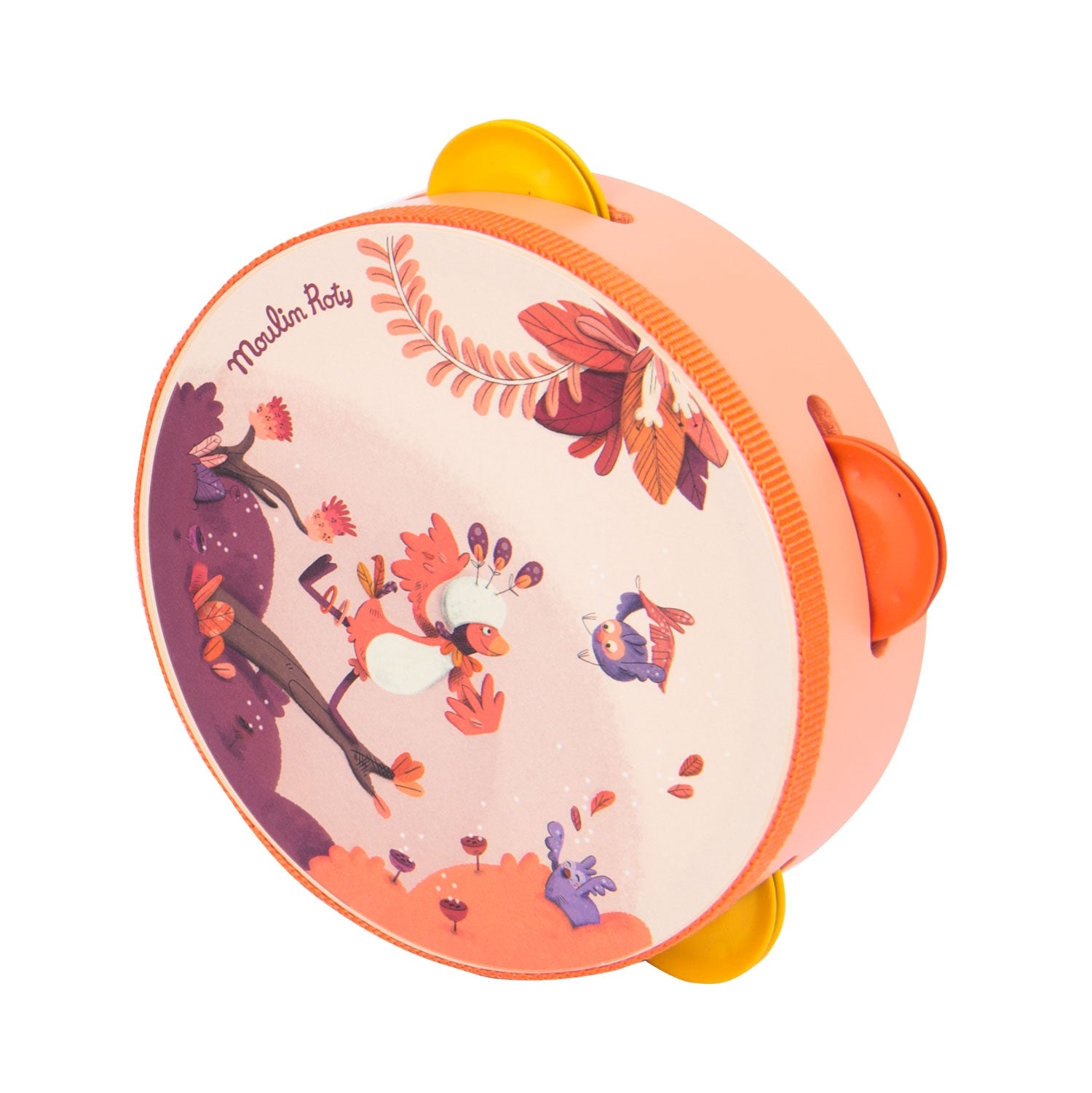 Tambourin corail Paloma - Dans la jungle