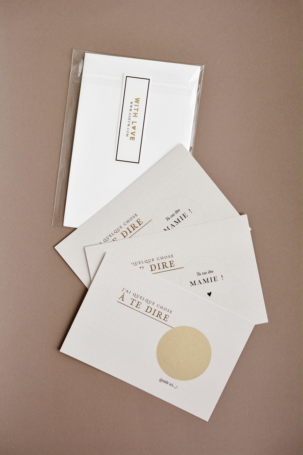 Carte annonce à gratter "Veux-tu être parrain ?"