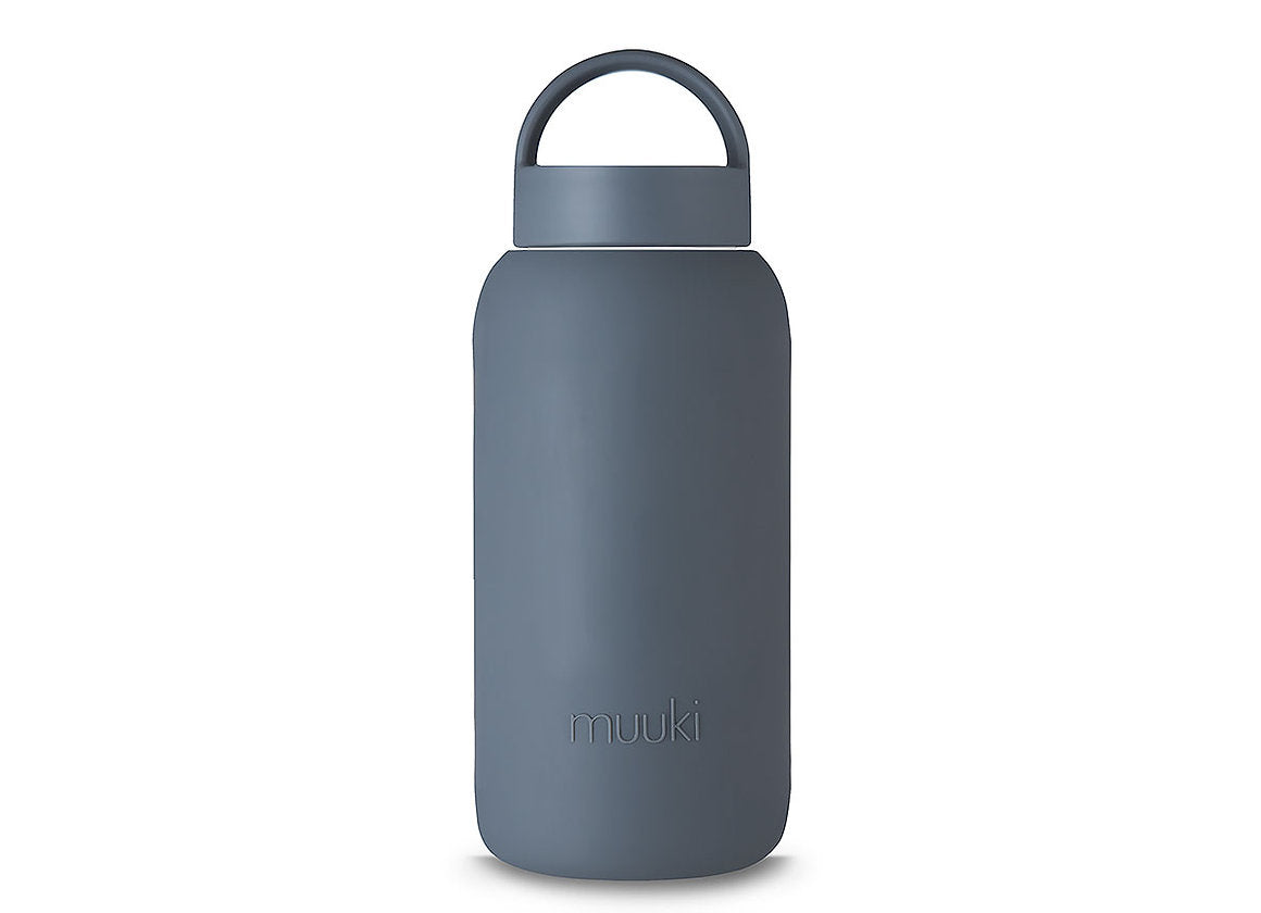 Bouteille gourde en verre - Smoke Grey