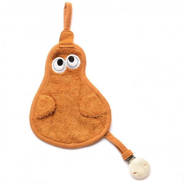 Doudou attache-tétine - Inca Rust