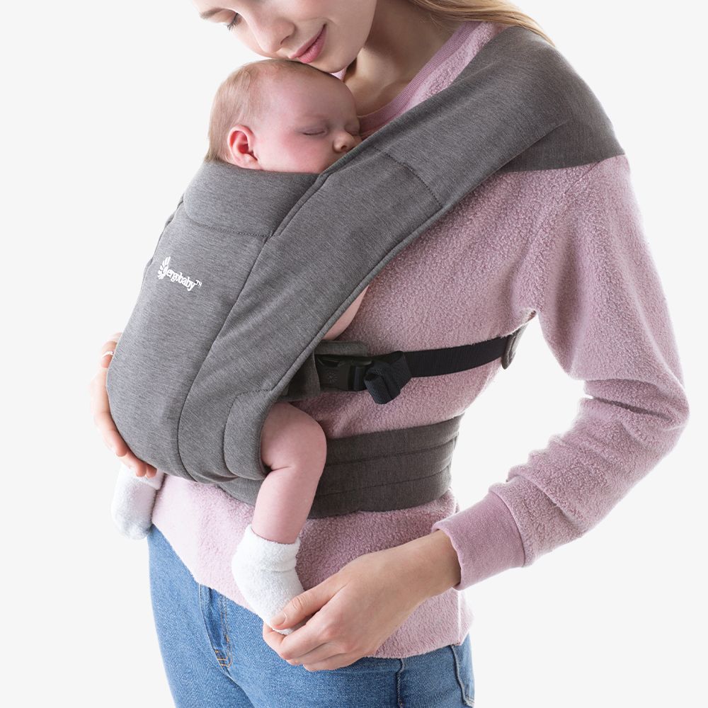 Porte-Bébé Embrace - heather grey  Bonbon Baby Store • Embourg • Liège