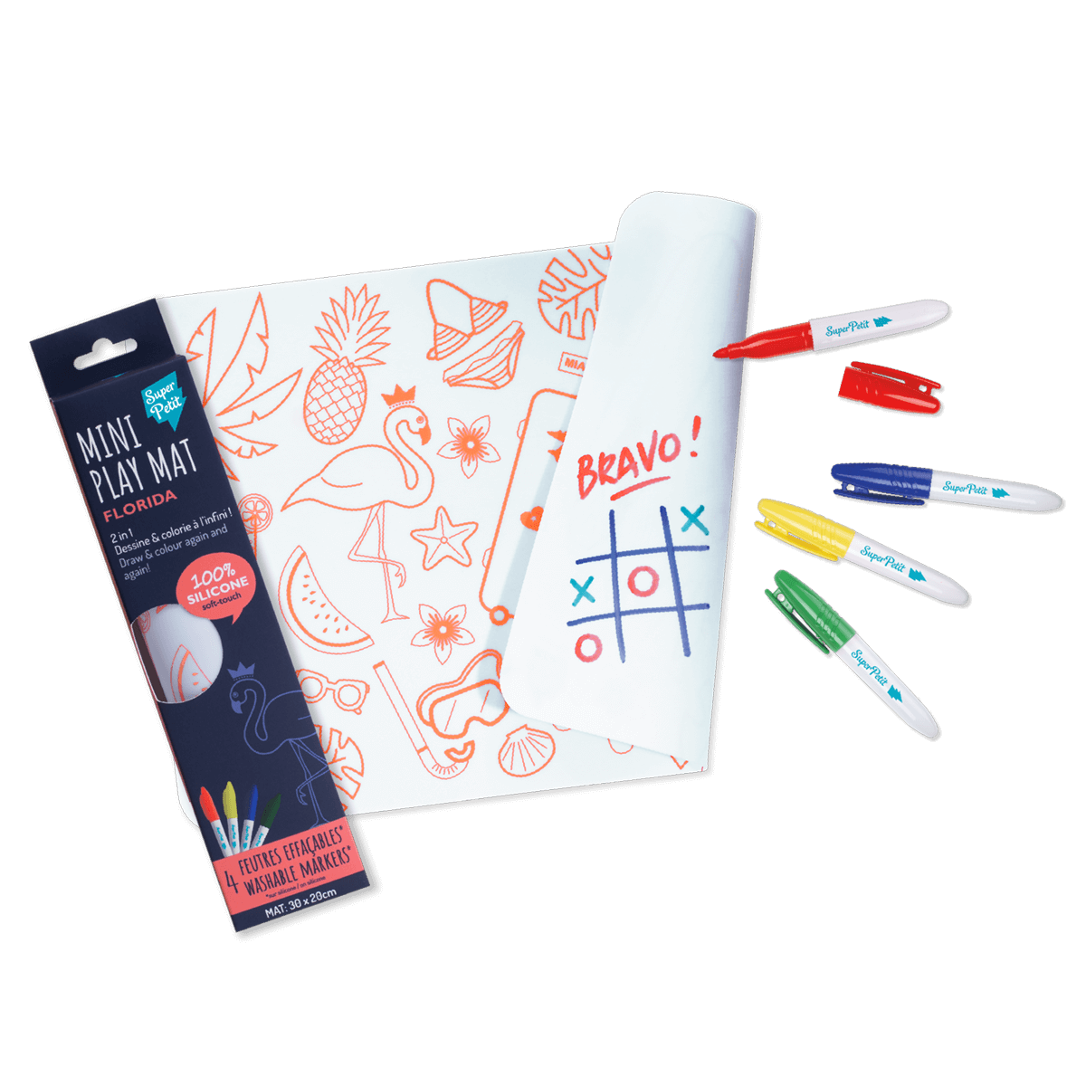 Mini Playmat silicone + feutres - Floride