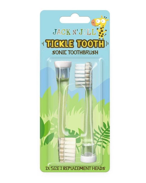 Têtes de remplacement brosse à dents électrique sonique Tickle Tooth (2 pièces)