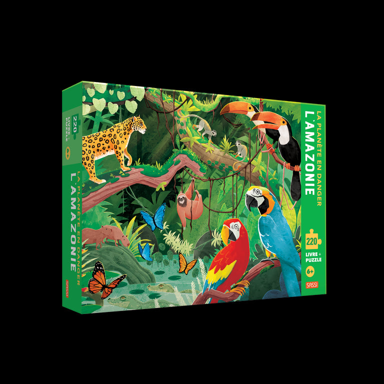 Livre Puzzle - La planète en danger: l'amazonie