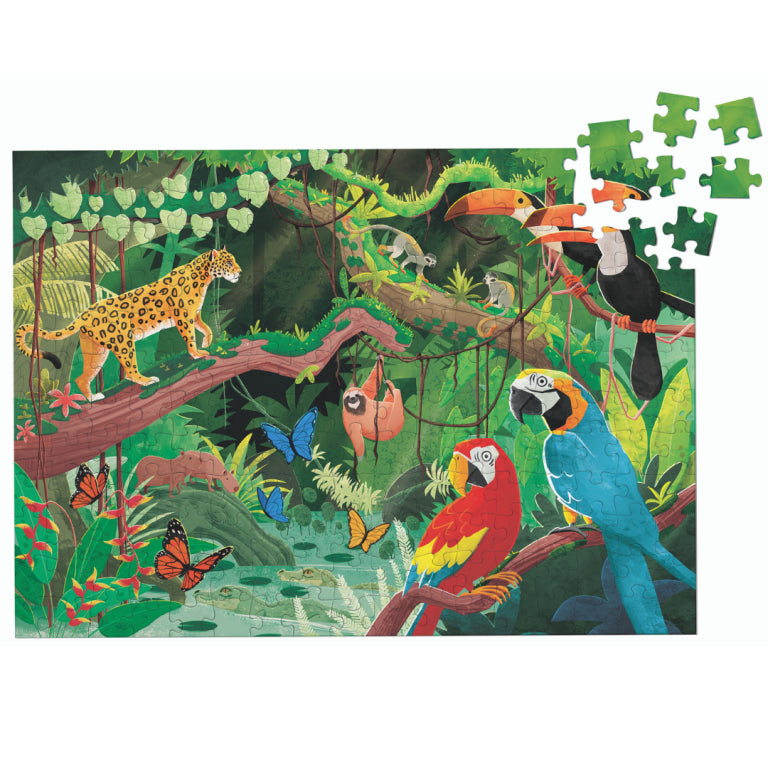 Livre Puzzle - La planète en danger: l'amazonie