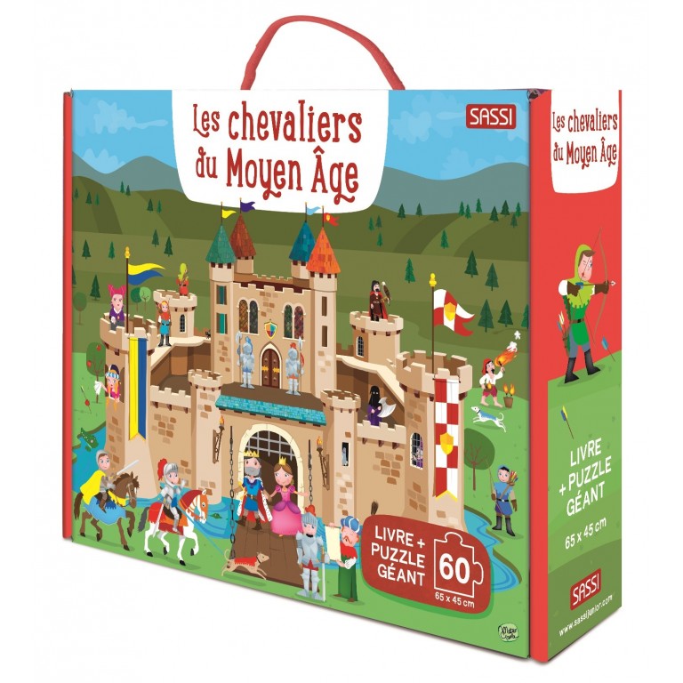 Puzzle géant - Les chevaliers du moyen-âge